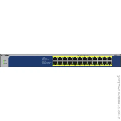  Netgear GS524PP 24xGE PoE+ (300),  (GS524PP-100EUS)