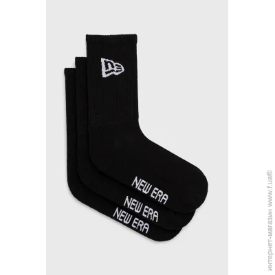  New Era FLAG CREW SOCKS BLK (13113643-43/46)