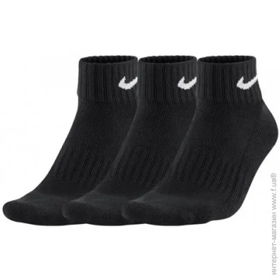  Nike 3PPK VALUE COTTON QUARTER (SX4926-001-38-42)