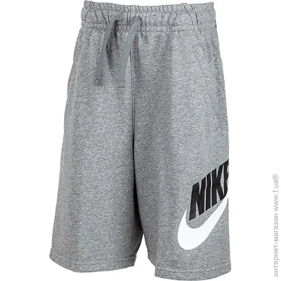 Nike B NSW CLUB + HBR SHORT FT (CK0509-091-122-128 )