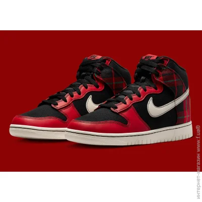    Nike DUNK HIGH RETRO SE PLAID CASUAL .44 (DV0826-001-44)