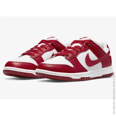    Nike Dunk Low Next Nature "White and Gym Red" (DN1431-101-42)