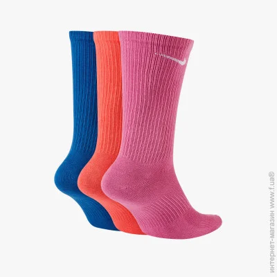 Nike  Everyday Plus Ltwt Crew 3-pack 42-46 multicolor DC7537-902