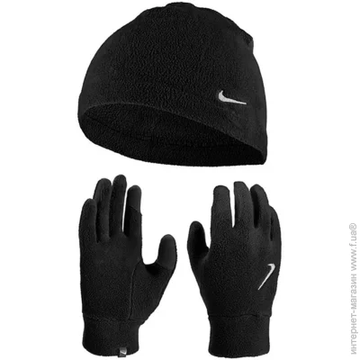  Nike Fleece Hat and Glove Set (N.100.2578.082-S/M)