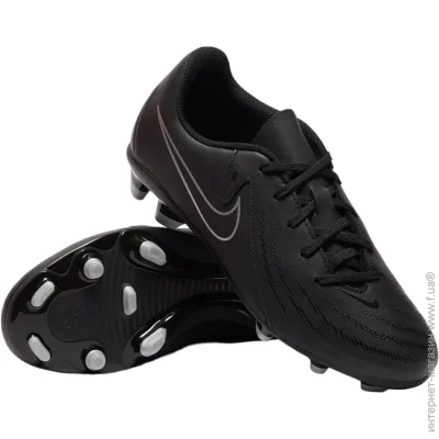 Nike Jr Phantom Gx Ii Club Fg/Mg Shadow Black (FJ2600-001-36)
