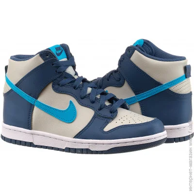    Nike   Nike Dunk High Gs Grey Blue (DB2179-006-38.5)