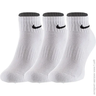Nike Ƴ  U NK EVERYDAY CSH ANKL 3PR 132  34-38 (7dSX7667-100 34-38)