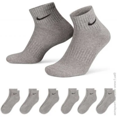  Nike U NK EVERYDAY CSH ANKL 6PR 132   34-38 (195244786824)