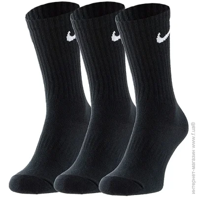  Nike U NK EVERYDAY LTWT CREW 3PR (SX7676-010-38-42)