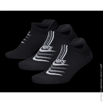 Nike W NK EVERYDAY PLUS LTWT NS 3PR   38-42 (195244784295)