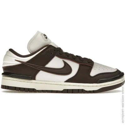    Nike Wmns Dunk Low Twist Phantom/Coconut Milk/Baroque Brown (DZ2794-003-39)