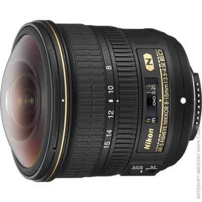 ' Nikon Fisheye AF-S Fisheye-Nikkor 8-15mm f/3,5-4,5E E (JAA831DA)