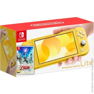   Nintendo Switch Lite Yellow +  The Legend of Zelda: Skyward Sword HD ( ) (24291)