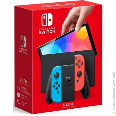    Nintendo Switch (OLED model) Neon Red/Neon Blue set (25416)