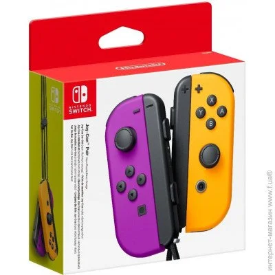  Nintendo Switch Joy-Con Purple/Orange, 