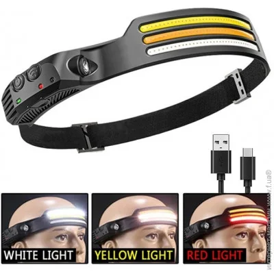 Фонарь налобный Налобный фонарик аккумуляторный USB Фонарь налобный Налобный фонарик аккумуляторный USB