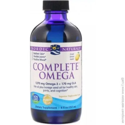   Nordic Naturals Complete Omega, 1270 mg Omega-3 / 170 mg CLA, 8 fl 237 ml NOR02773 (000002712)