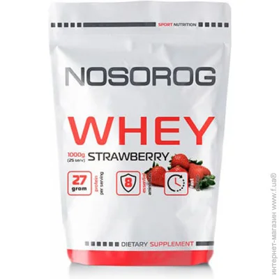  Nosorog Nutrition Whey 1000 g /25 servings/ Strawberry (000017777)
