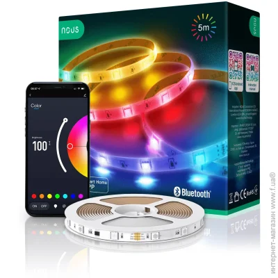 LED  Nous   F6 5  RGB bluetoth
