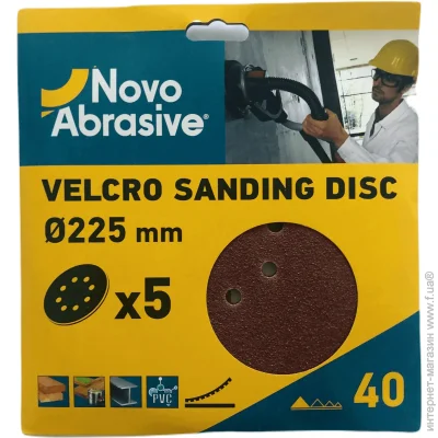 Novo Abrasive   P40 225  5 . NASD822540