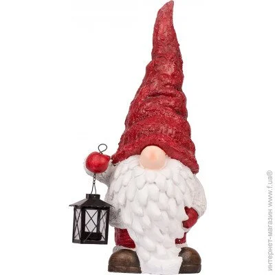 Фігурка під ялинку Novogod`Ko Новорічна декоративна фігура Novogod"ko "Дід Мороз в ковпаку з ліхтариком", 54 см (4820253264518) Фігурка під ялинку Novogod`Ko Новорічна декоративна фігура Novogod"ko "Дід Мороз в ковпаку з ліхтариком", 54 см (4820253264518)