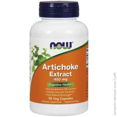   NOW   Artichoke Extract 450 mg Capsules 90  (4384301978)