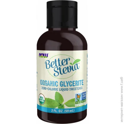 NOW Better Stevia Glycerite - 59ml (2022-10-1372)
