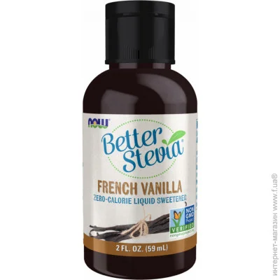 NOW Better Stevia Liguid - 59ml Vanilla (2022-10-1374)