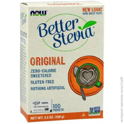   NOW   BetterStevia Packets 100  (4384302302)