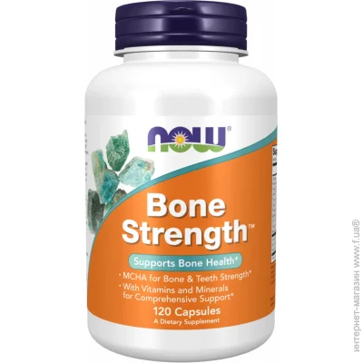   NOW Bone Strength - 120 caps (2022-10-1336)