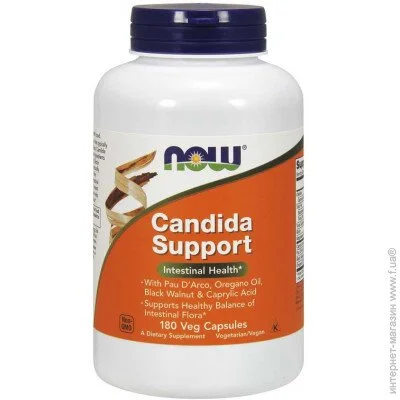  NOW   Candida Support Veg Capsules 180  (4384302324)