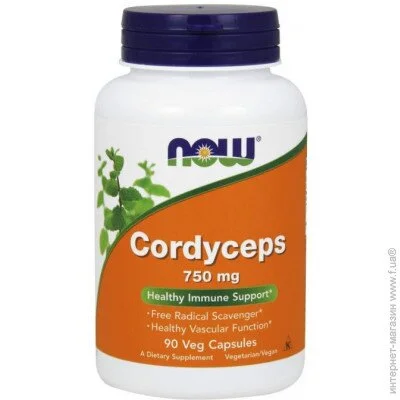   NOW   Cordyceps 750 mg Veg Capsules 90  (4384301193)