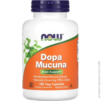   NOW Dopa Mucuna - 180 vcaps (2022-10-0696)