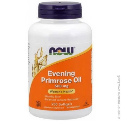   NOW    Evening Primrose 500mg 250 sgels (1086-2022-10-2378)