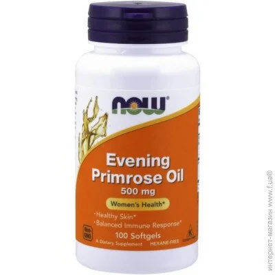   NOW   Evening Primrose Oil 500 mg Softgels 100  (4384301384)