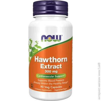 Спеціальна добавка NOW Foods Hawthorn Extract 300 mg 90 капсул (4384304605) Спеціальна добавка NOW Foods Hawthorn Extract 300 mg 90 капсул (4384304605)