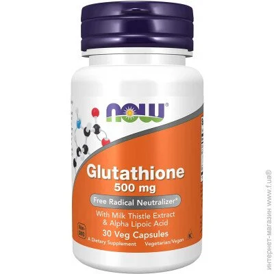   NOW   Glutathione 500 mg Veg Capsules 30  (4384304183)