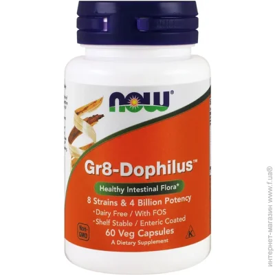   NOW Gr8-Dophilus-60 