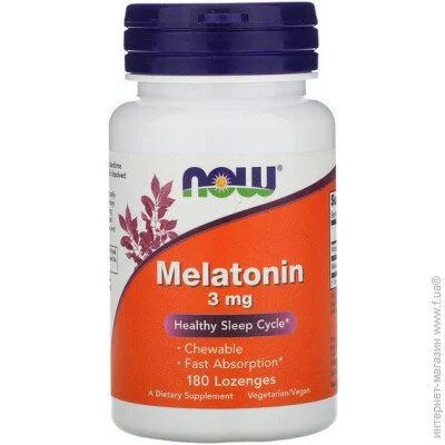   Melatonin 3 mg 180 Lozenges NOW-03259 (000003152)