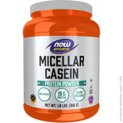 NOW  Micellar Casein 816g (1086-2022-10-1342)