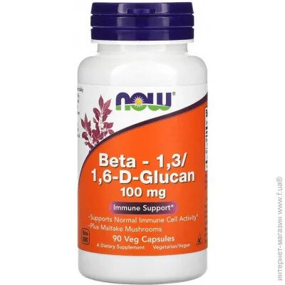     NOW Beta-1.3/1.6-D-Glucan 100 mg, 90 