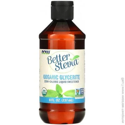   NOW Better Stevia Liquid Sweetener Glycerite, 237 
