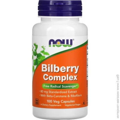     NOW Bilberry Complex, 100 