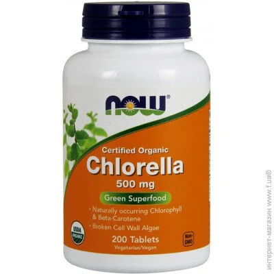     NOW Chlorella 500 mg, 200 