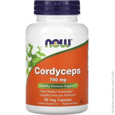     NOW Cordyceps 750 mg, 90 