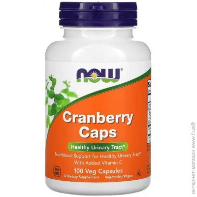     NOW Cranberry Caps, 100 