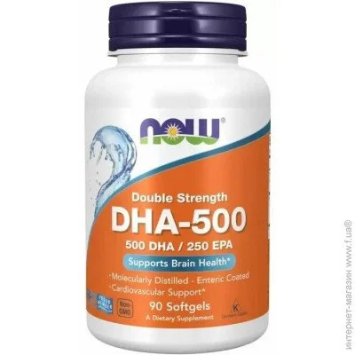     NOW DHA 500, 90 