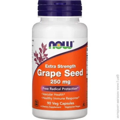     NOW Grape Seed 250 mg, 90 