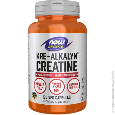  NOW Kre-Alkalyn Creatine 750 mg 120 caps