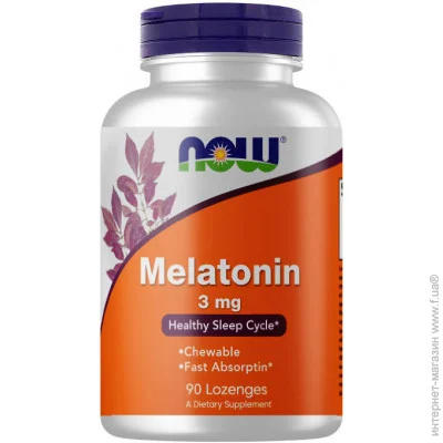    NOW Melatonin 3 mg 180 caps (00000016892)